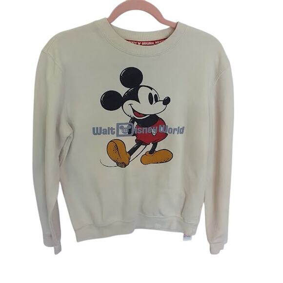 Walt Disney World Original Mickey Mouse Crewneck Sweatshirt Size S - Picture 1 of 4